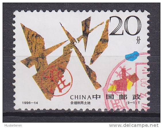 China Chine 1996 Mi. 2724      20 F Sinnvolle Nutzung Des Bodens - Oblitérés