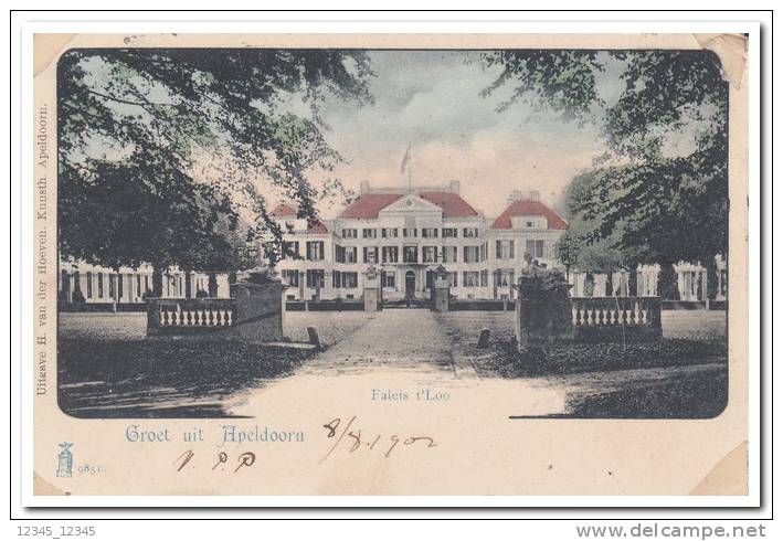 Apeldoorn 1902 Paleis 't Loo - Apeldoorn