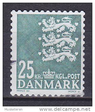 Denmark 2010 Mi. 1619  25.00 Kr Small Arms Of State Kleines Reichswaffen New Engraving Selbstklebende Papier - Used Stamps