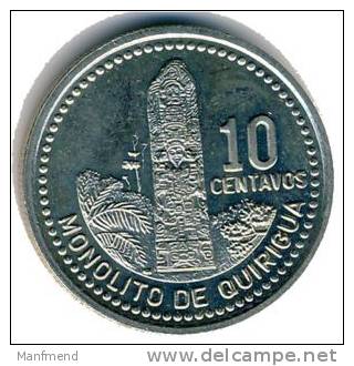 Guatemala - 10 Centavos - 2000 - KM 277.6- Vz+ - Guatemala