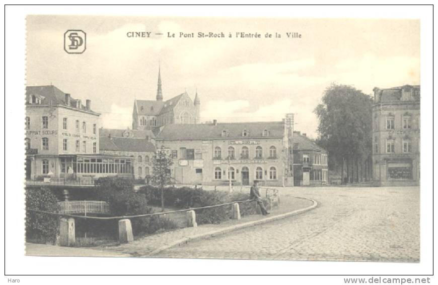 CINEY - Le Pont St Roch Et L'entrée De La Ville  (Y260)o3 - Ciney