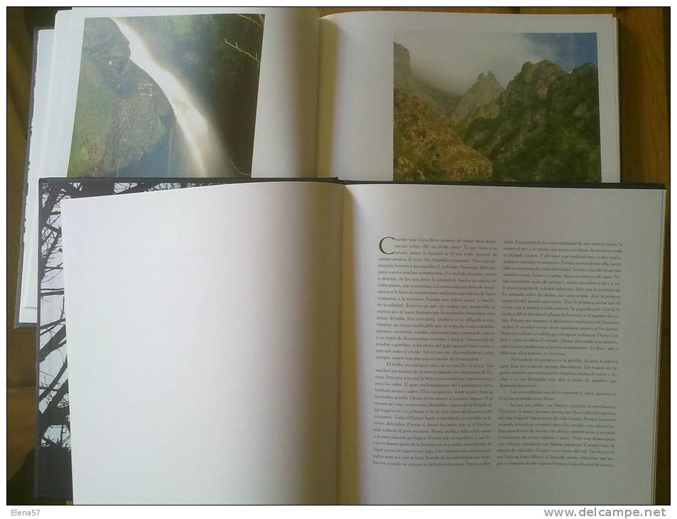 2 GRANDES LIBROS PARQUES NATURALES DE ESPAÑA NATURALEZA Y FOTOGRAFIAS.2 TOMOS / ED. PLANETA,PROTECSA.AÑO 1997.BELLISIMAS - Kultur