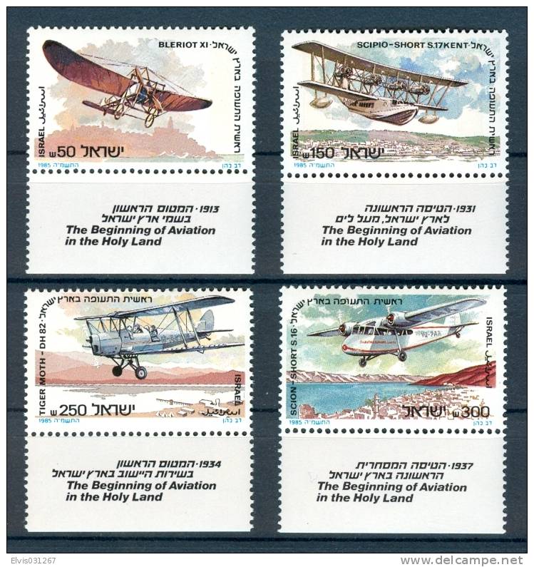 Israel - 1985, Michel/Philex No. : 990-993, - MNH - *** - - Ongebruikt (met Tabs)