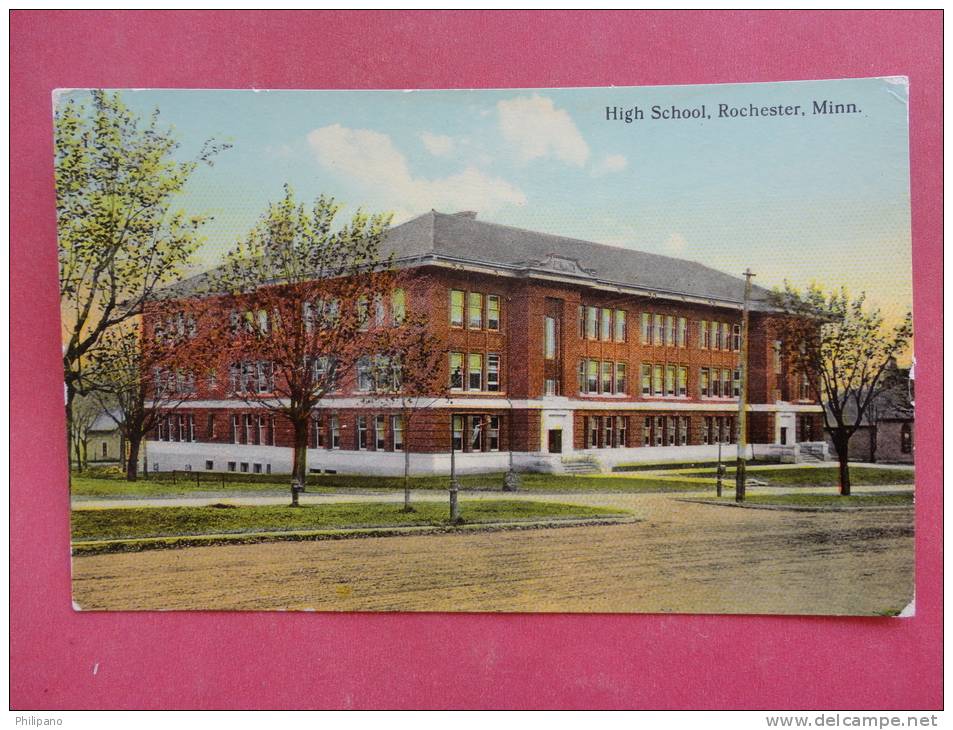 Minnesota > Rochester High School Ca 1910==      ===ref 876 - Rochester