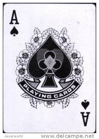Gambling Poker Swap Playing Card Ace Of Spades #045 - Cartes à Jouer Classiques