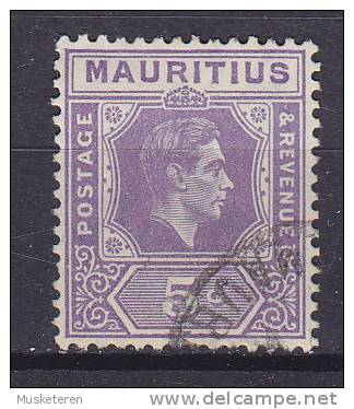 Mauritius 1938 Mi. 206 A    5 C King König George VI. Perf. 14 - Mauritius (...-1967)