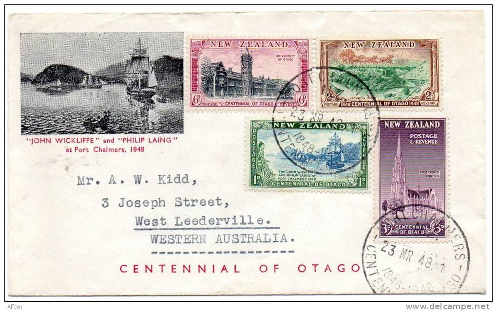 New Zealand 1948 Cover - Covers & Documents