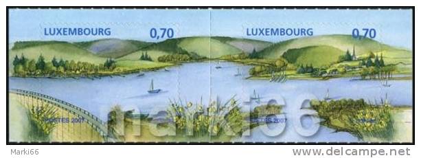 Luxembourg - 2007 - 75th Anniversary Of Horticulture Federation - Mint Self-adhesive Stamp Pair - Nuevos