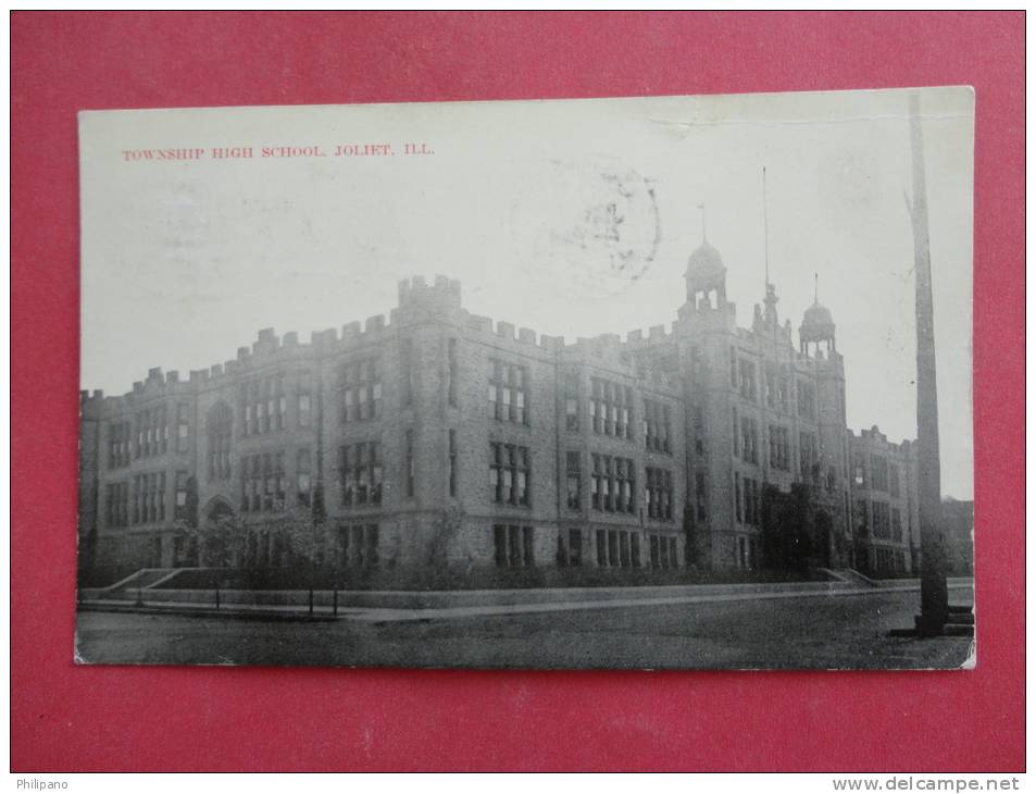 - Illinois > Joliet Township High School 1910 Cancel ==    Ref 877 - Joliet