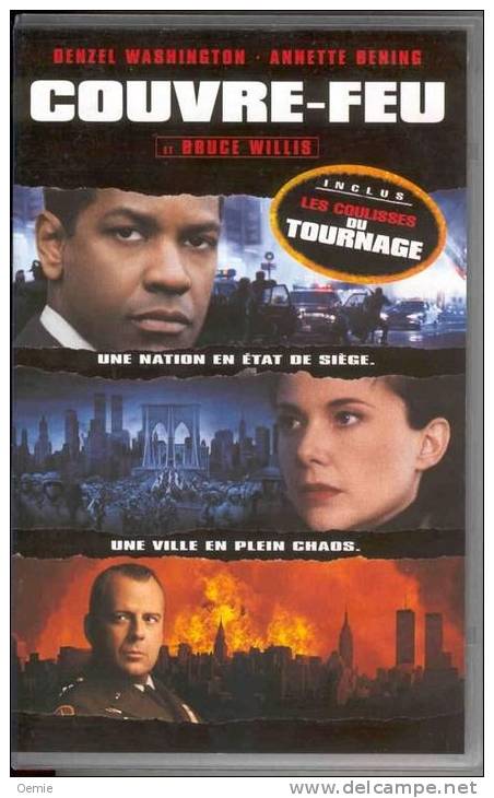 Couvre Feu °°°° Denzel Wassington Bruce Willis Et Annette Bening - Policiers