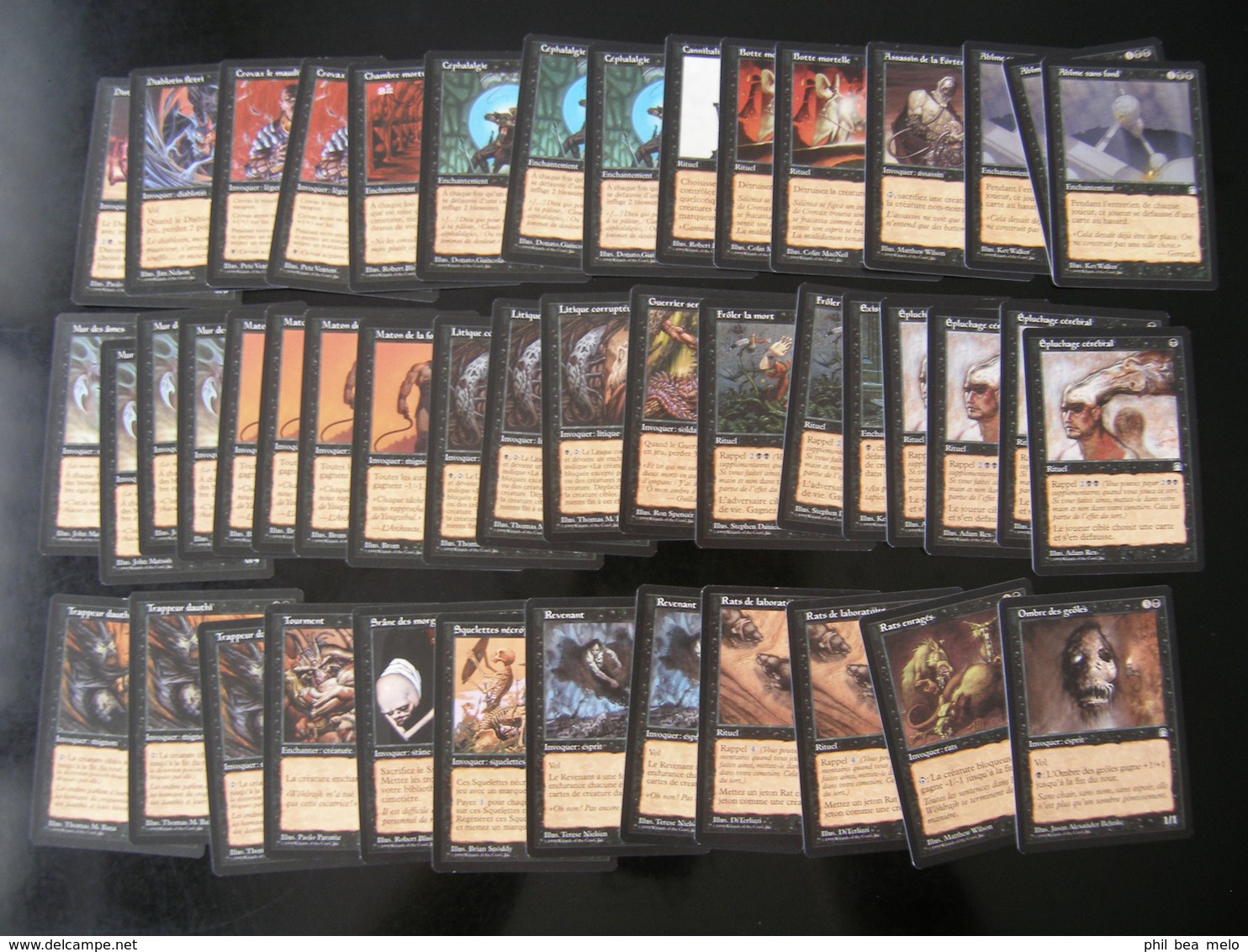 CARTE MAGIC THE GATHERING - FORTERESSE - LOT 243 CARTES - VOIR DESCRIPTIONS ET PHOTOS