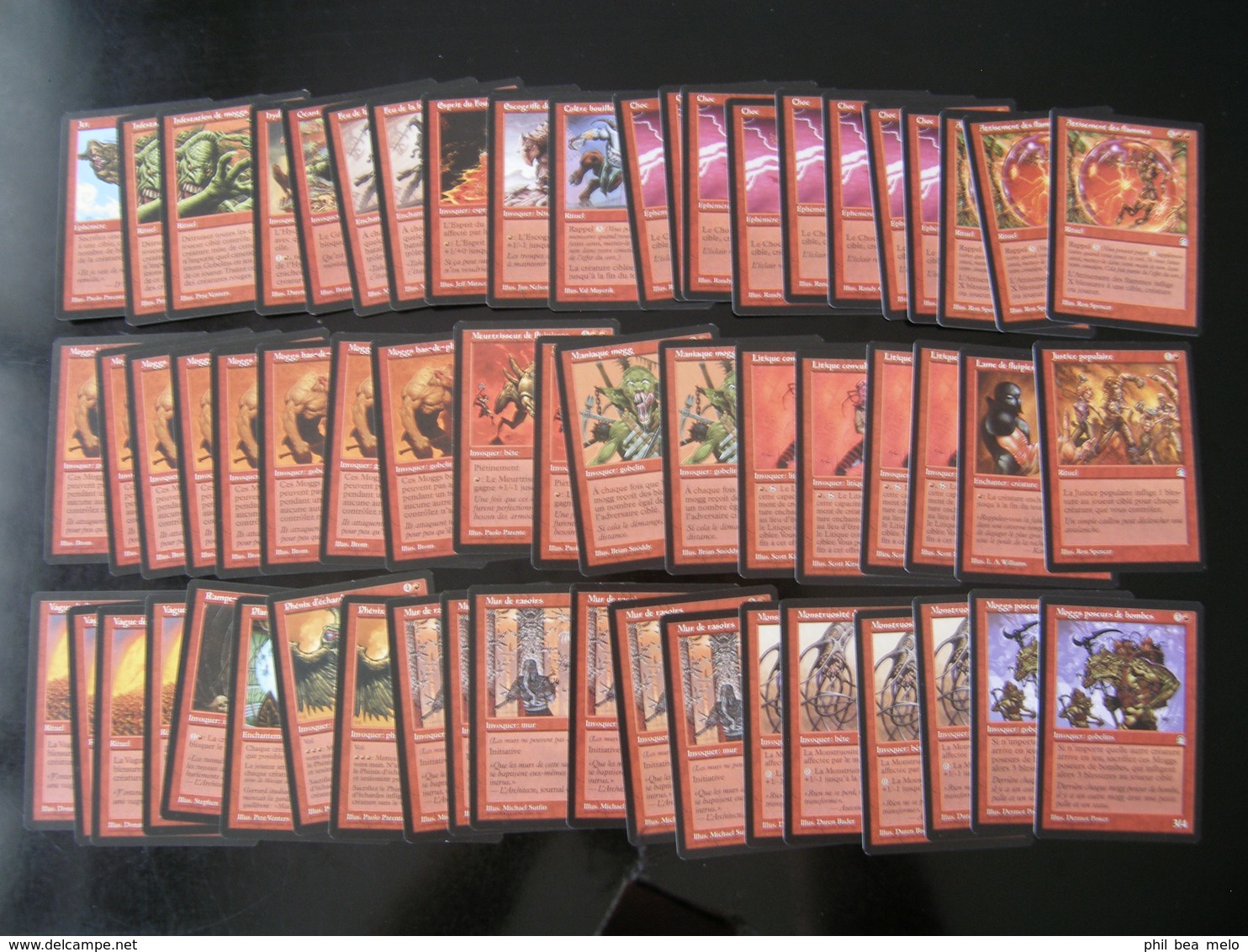 CARTE MAGIC THE GATHERING - FORTERESSE - LOT 243 CARTES - VOIR DESCRIPTIONS ET PHOTOS