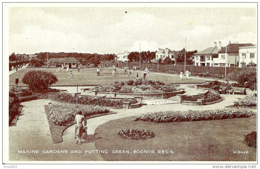 Bognor Regis. Marine Gardens And Putting Green. - Bognor Regis