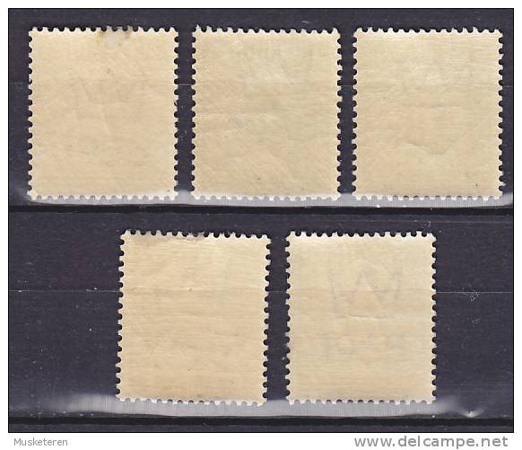 Sweden 1955 Mi. 406-10 Internationale Briefmarkenausstellung "Stokholmia 55" Complete Set MNH** (2 Scans, See Note) - Nuevos