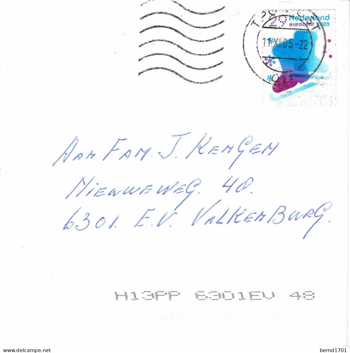 Niederlande / Netherland - Umschlag Echt Gelaufen / Cover Used (Y812) - Lettres & Documents