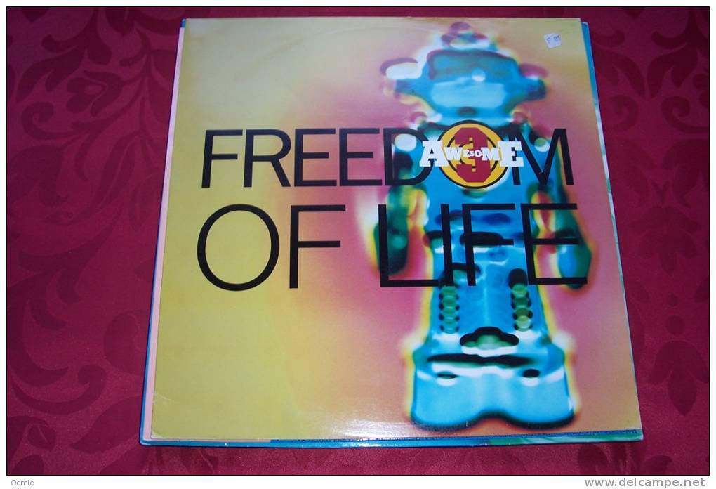 AWESOME  ° FREEDOM  OF  LIFE - 45 T - Maxi-Single