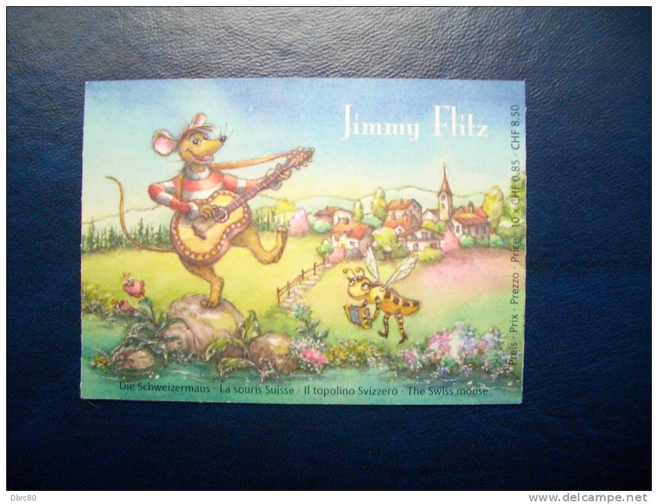 Switzerland, Helvetia, The Swiss Mouse, Children Tale, Book Of 10, 2010 - Unused Stamps