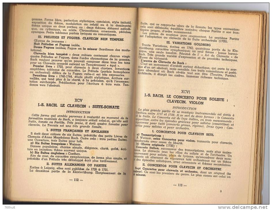 1948 - Norbert DUFOURCQ - Pour Servir à  La Connaissance De L´ HISTOIRE DE LA MUSIQUE - Editions La Colombe - Musik