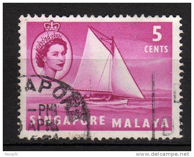 SINGAPORE - 1955 YT 31 USED - Singapour (...-1959)