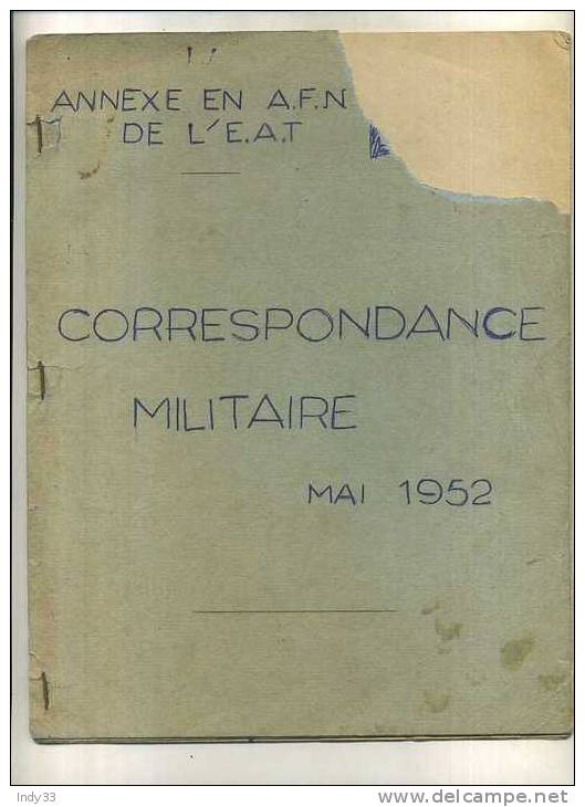 -FASCICULE CORRESPONDANCE MILITAIRE . ANNEXE EN A.F.N. DE L'E.A.T. - Radio's