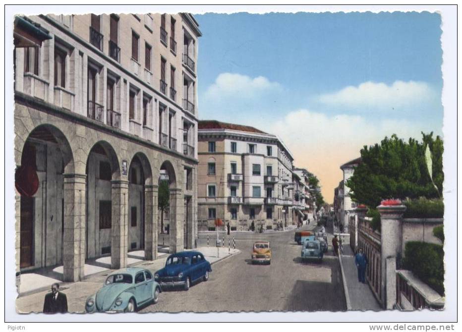 VA041 - BUSTO ARSIZIO CORSO XX SETTEMBRE - AUTO D´EPOCA - MAGGIOLINO, FIAT, ECC. - VIAGGIATA  1959 - Busto Arsizio