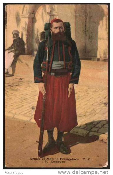 Armee Et Marine Francaises, - Zouaves1907 - Uniforms