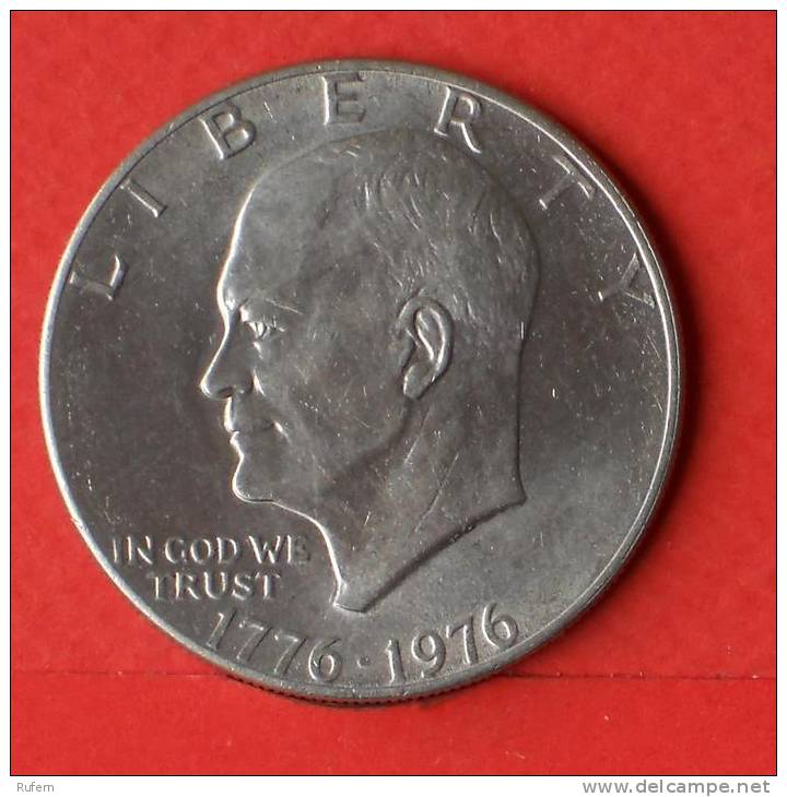 USA  1  DOLLAR  1976   KM# 206  -    (1624) - 1971-1978: Eisenhower