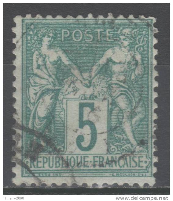 Sage  N° 64 Avec Oblitération Cachet à Date  TTB - 1876-1878 Sage (Type I)