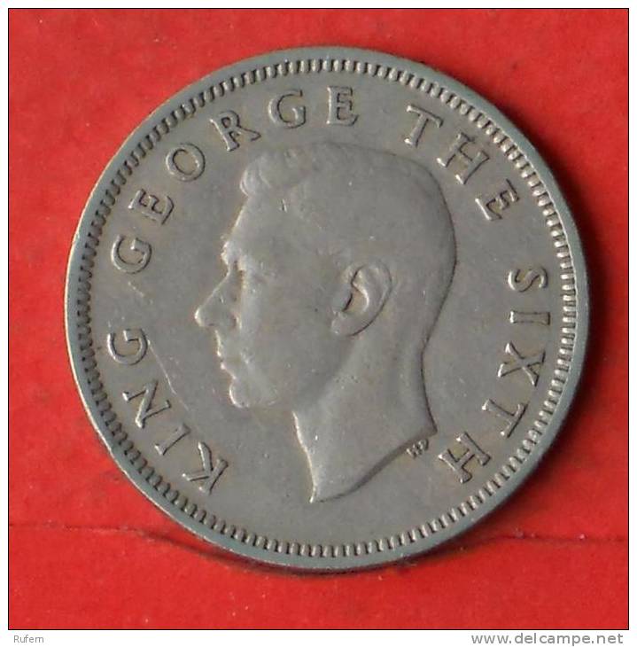 NEW ZEALAND  1  SHILLING  1952   KM# 17  -    (1648) - New Zealand