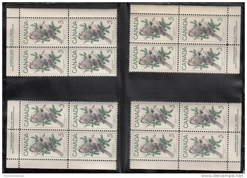 Canada 1967 Corner Inscription Blocks, Mint No Hinge (see Desc), Sc# 478 - Neufs