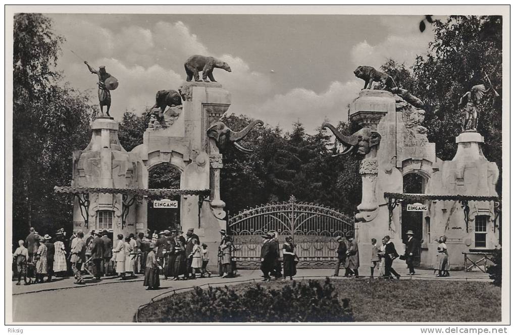 Carl Hagenbeck`s Tierpark Hamburg Stellingen  -  Haupteingang  A-1558 - Stellingen