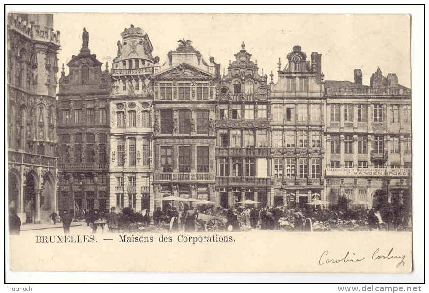 E1620 - Bruxelles -  Maisons  Des Corporations - Märkte