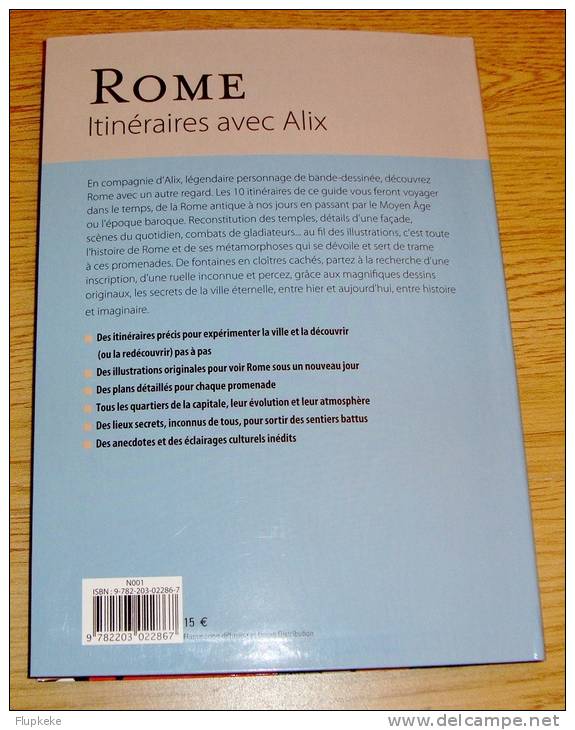 Rome Itinéraires avec Alix Jacques Martin Gilles Chaillet Guide Lonely Planet illustré Éditions Casterman 2010