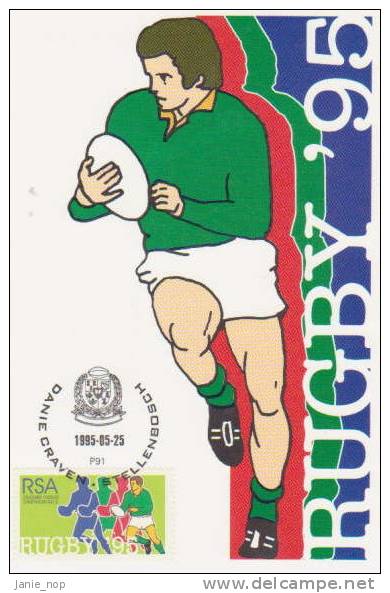 RSA 1985 Rugby  Maximum Card - Other & Unclassified