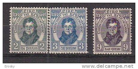 Q0685 - IRLANDE IRELAND Yv N°55/57 ** - Unused Stamps