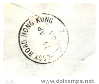 Registerd Letter To Belgium, Hong Kong, 14 Ap 83 With 2 Stamps Performing Arts - Lettres & Documents