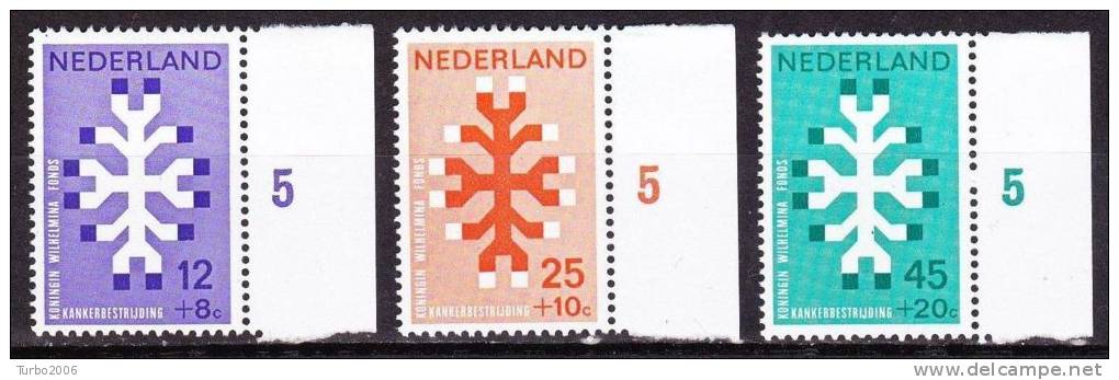 1969 Kankerbestrijding  Postfrisse Serie  NVPH 927 / 929 - Neufs