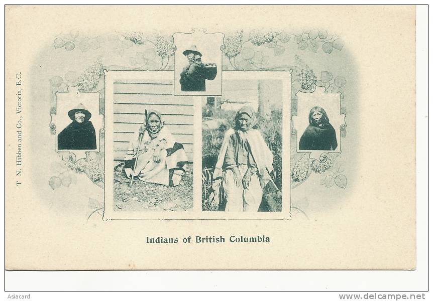 British Columbia Indians Indiens Edit TN Hibben Victoria - Sonstige & Ohne Zuordnung