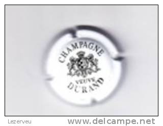 CAPSULE MUSELET CHAMPAGNE  VEUVE DURAND (noir Sur Blanc) - Durand (Veuve)