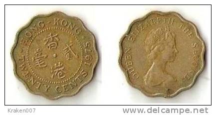 Hongkong 20 Cents 1975 - Hong Kong