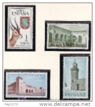 SAHARA 1971 - PRO INFANCIA - EDIFIL Nº 288-291 - Mosquées & Synagogues