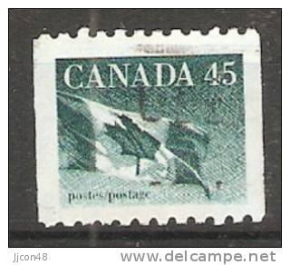 Canada  1995  Definitives; Flag  (o) - Roulettes