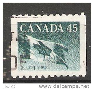 Canada  1995  Definitives; Flag  (o) - Roulettes