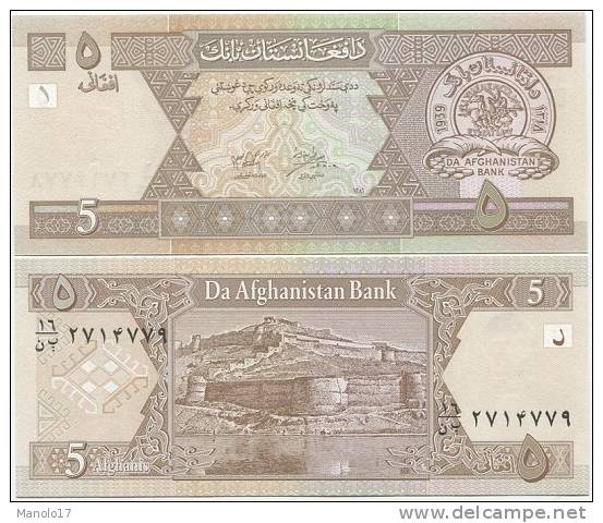 Afghanistan 5 Afghanis 2002 UNC P-66a - Afghanistan