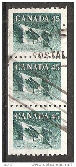 Canada  1995  Definitives; Flag  (o) - Coil Stamps