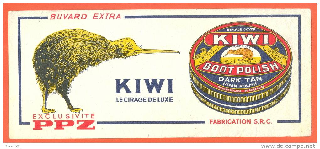 Buvard  "  Kiwi Le Cirage De Luxe   " - C