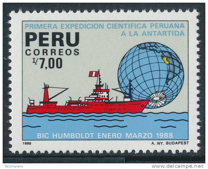 PERU 1988, First Scientific Expedition In Antarctica** - Antarktis-Expeditionen