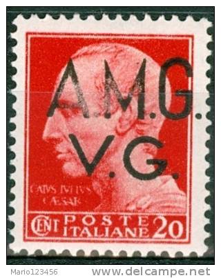 ITALIA, ITALY, TRIESTE, OCCUPAZIONE ANGLO-AMERICANA, AMG VG, 1946, NUOVO (MNH**), Scott 1LN1A, Michel IT-VG TR-2 - Nuovi