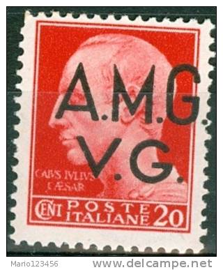 ITALIA, ITALY, TRIESTE, OCCUPAZIONE ANGLO-AMERICANA, AMG VG, 1946, NUOVO (MNH**), Scott 1LN1A, Michel IT-VG TR-2 - Nuovi