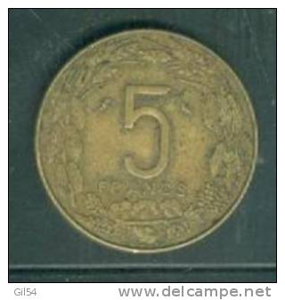 ETATS De L'AFRIQUE EQUATORIALE -CAMEROUN : 5 FRANCS 1968  -  Laura8509 - Cameroon